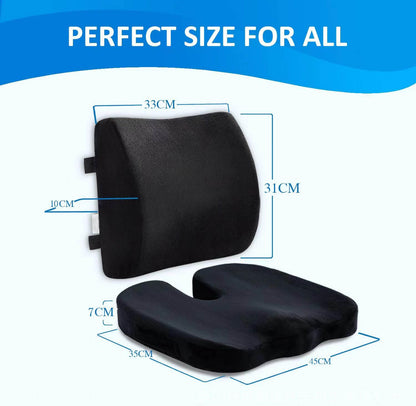 l'ensemble coussin d'assise et support lombaire ergonomique